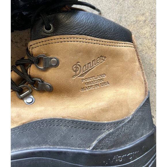 Vintage Danner Men’s Leather Boots Combat Hiker 43513X 2010 Brown Black Size 8 - Picture 15 of 16